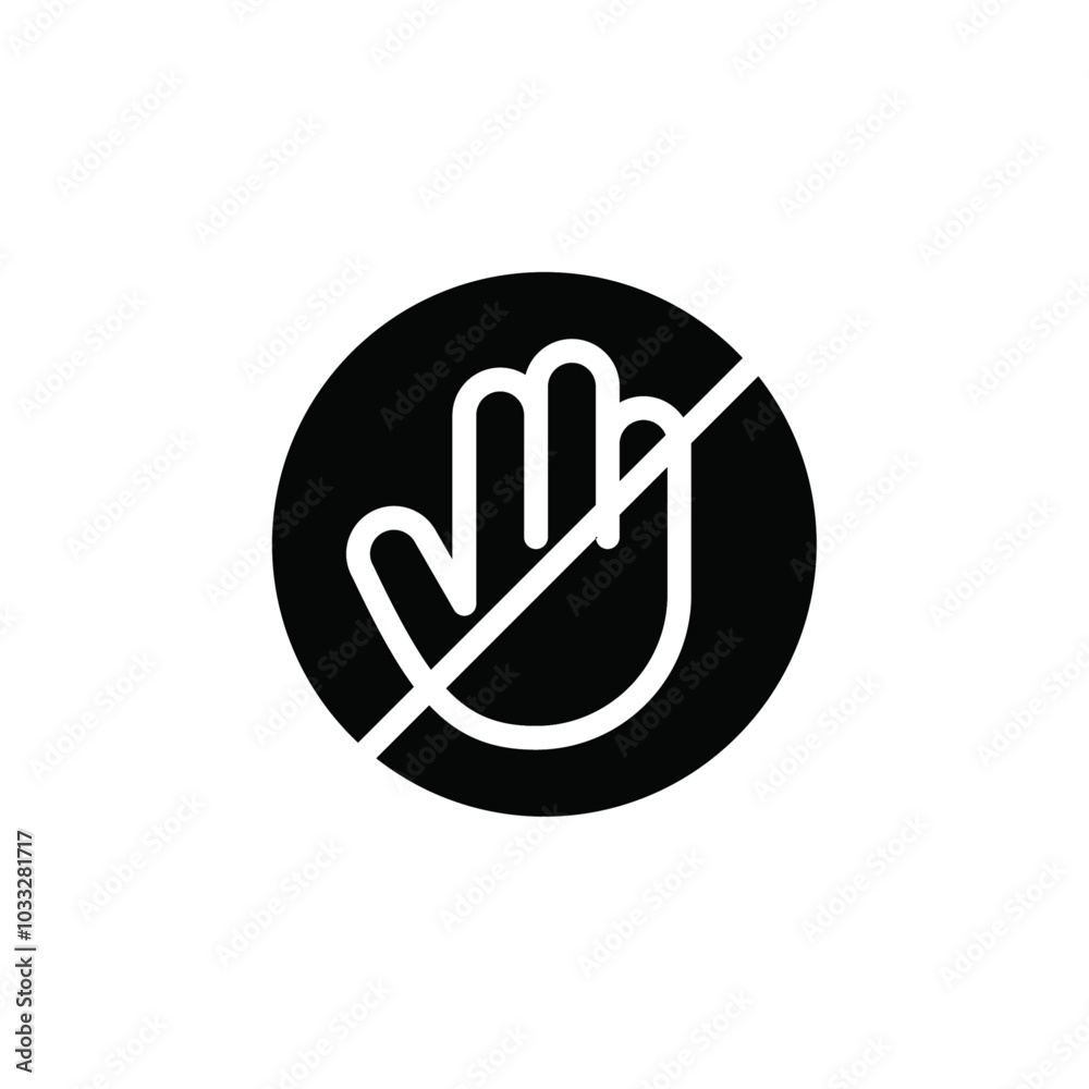 Stop violence icon web design in vector Stop violence icon web design in vector