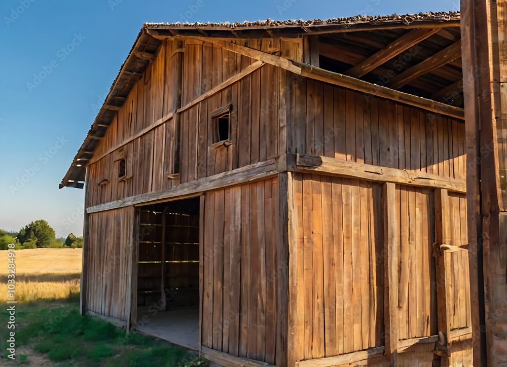 Old wooden barn Old wooden barn