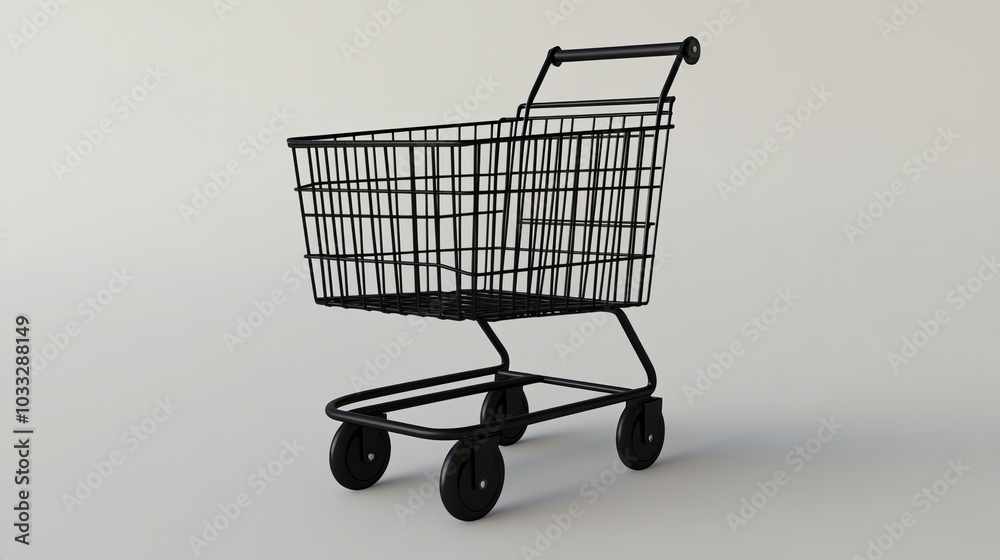 A shopping cart is a wheeled basket used for carrying groceries or other items while shopping. A shopping cart is a wheeled basket used for carrying groceries or other items while shopping.