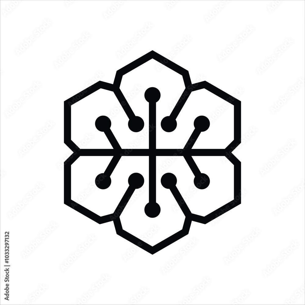 Minimalist Icon Brain Technology Logo Design Minimalist Icon Brain Technology Logo Design