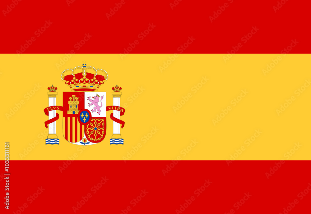 spain flag illustrator national of vector spain flag illustrator national of vector