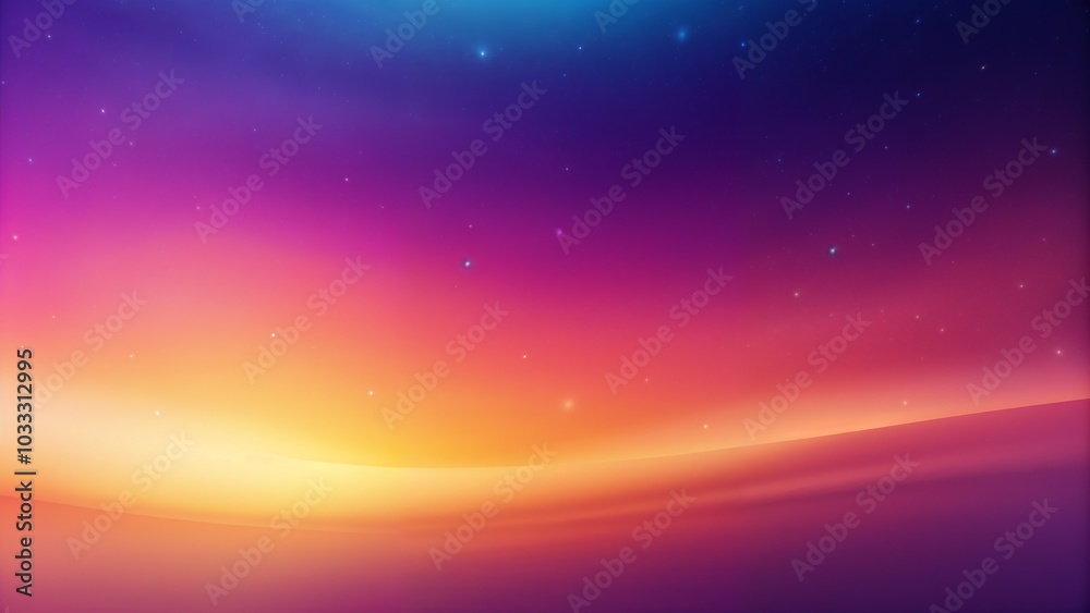 Abstract cosmic landscape, serene mood, dreamy colors in gradient Abstract cosmic landscape, serene mood, dreamy colors in gradient
