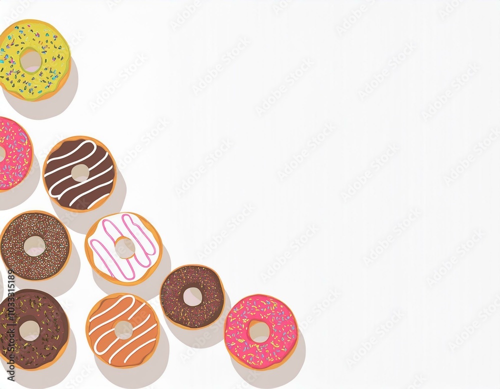Obraz premium ドーナツ フレーム素材