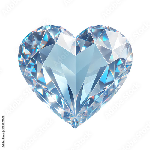 blue heart shaped diamond