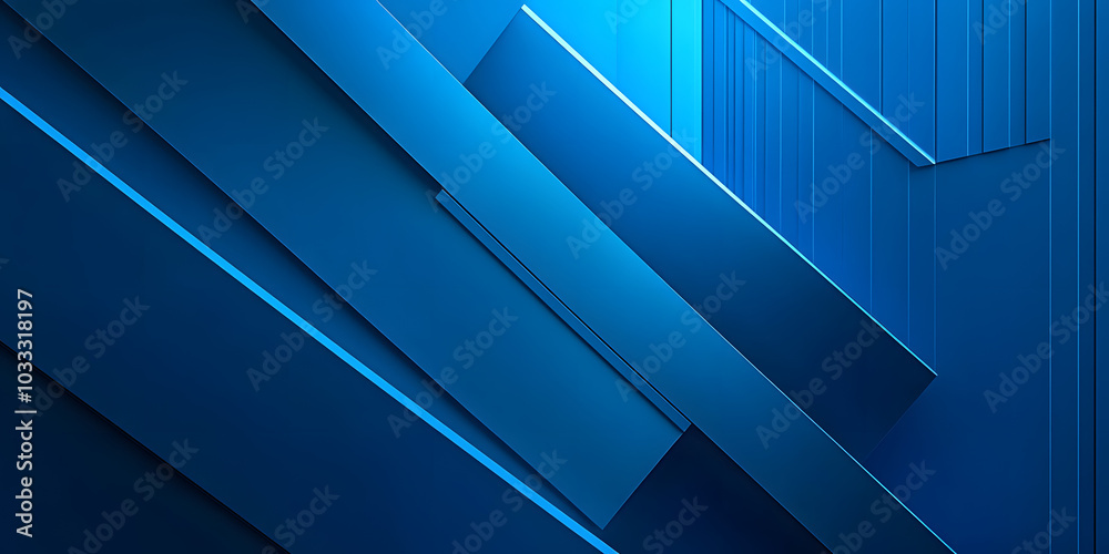 Obraz premium Abstract geometric elegant blue modern pattern colorful background