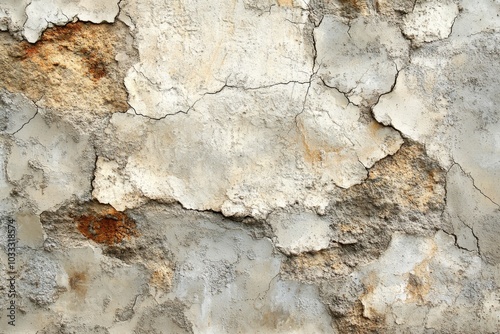 Cracked Concrete Wall Texture Background