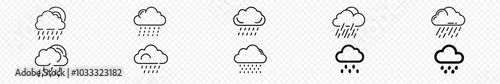 Modern Cloud raining black icon, Hard Rain Icon, Rain cloud icon with flat design vector. Rain cloud icon sign.