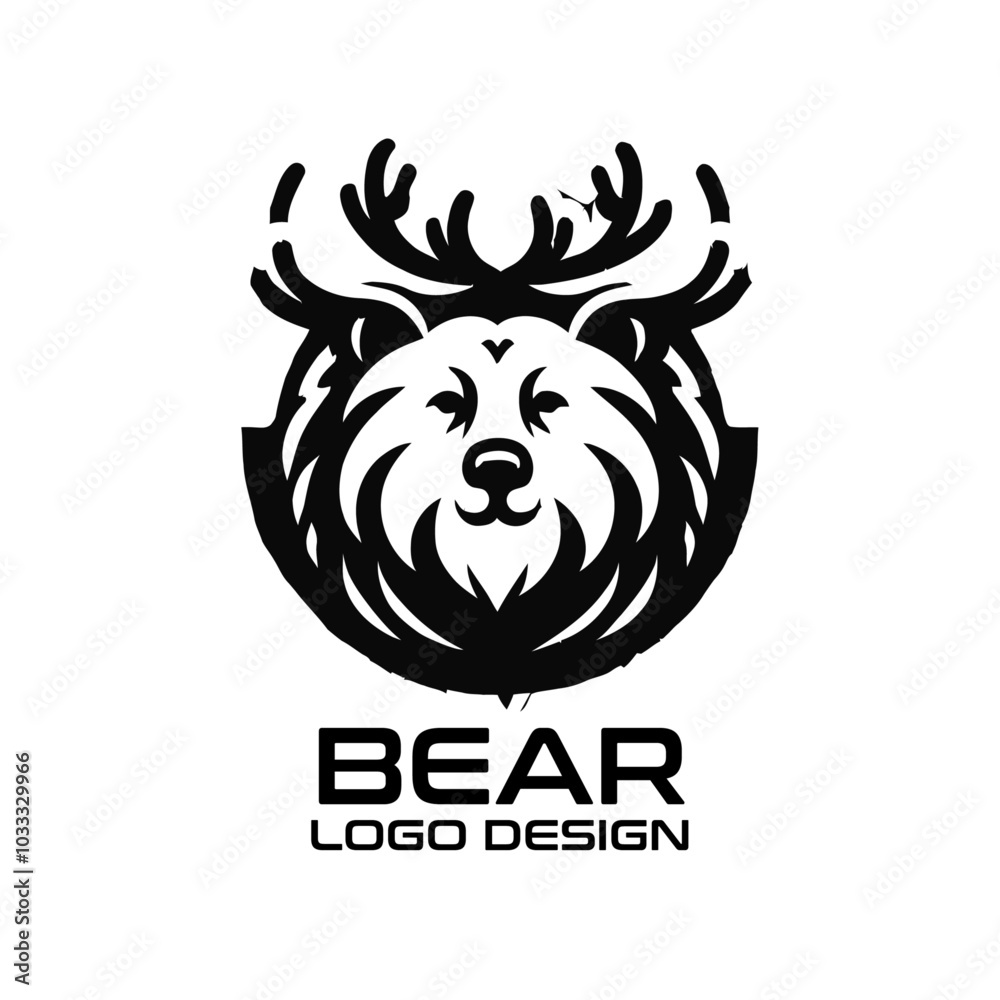 Fototapeta premium Bear Vector Logo Design
