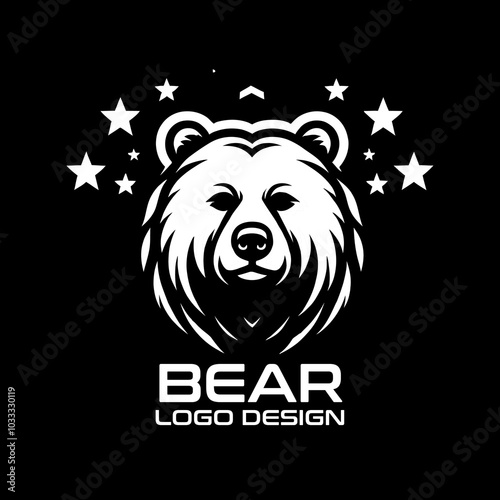 Bear Vector Logo Design photo