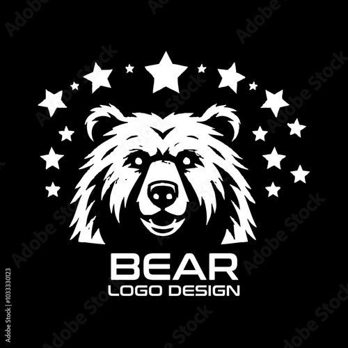 Bear Vector Logo Design photo