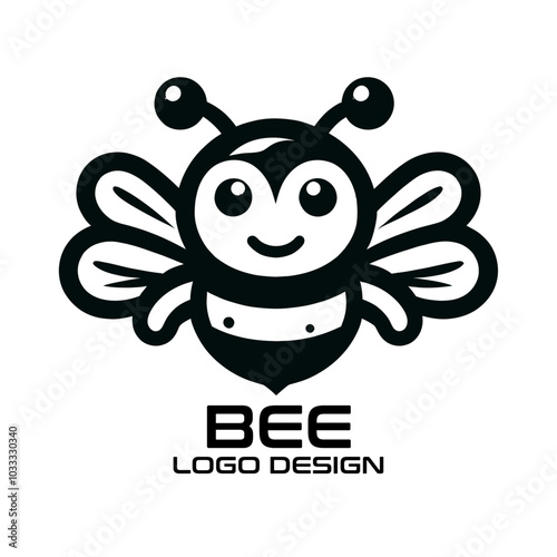 Bee Vector Logo Design