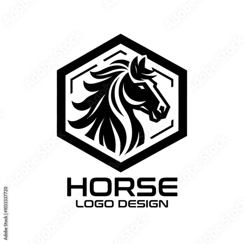 Horse Vector Logo Design