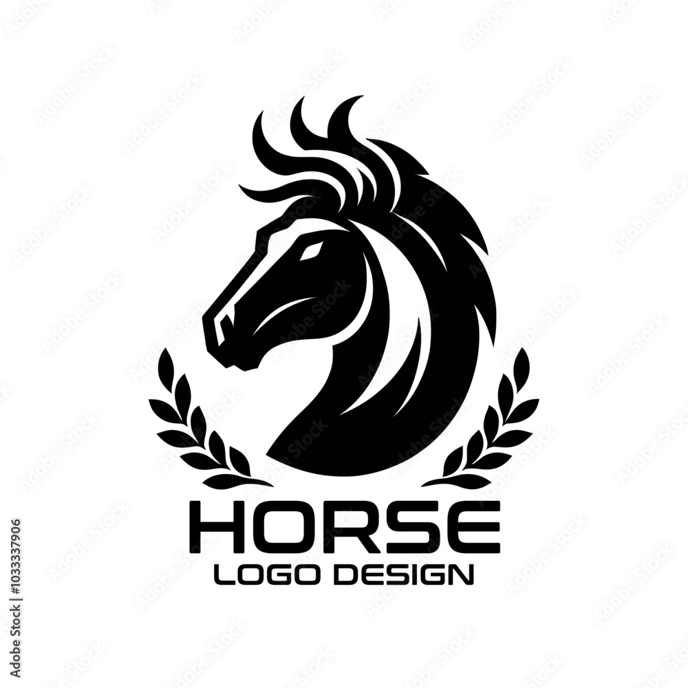 Horse Vector Logo Design Horse Vector Logo Design