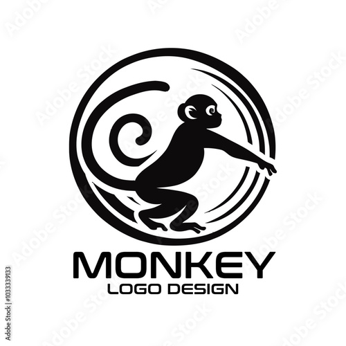 Monkey Vector Logo Design