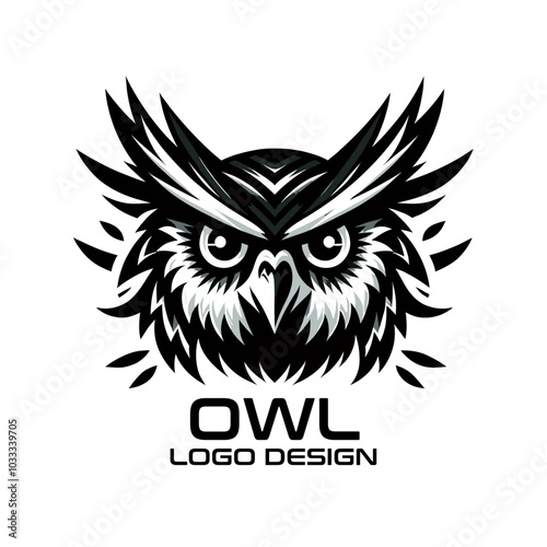 Owl Vector Logo Design photo