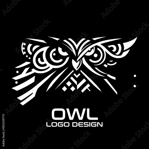 Owl Vector Logo Design photo