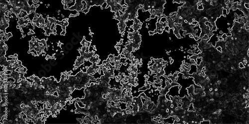 Abstract B&W Distressed Edges with Realistic rusty grunge textured Watercolor Silhouette Background for Website, Fabric Printing, Presentations, Brochures, & Luxury/Premium Packaging	