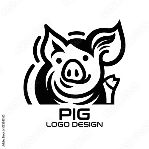 Pig Vector Logo Design