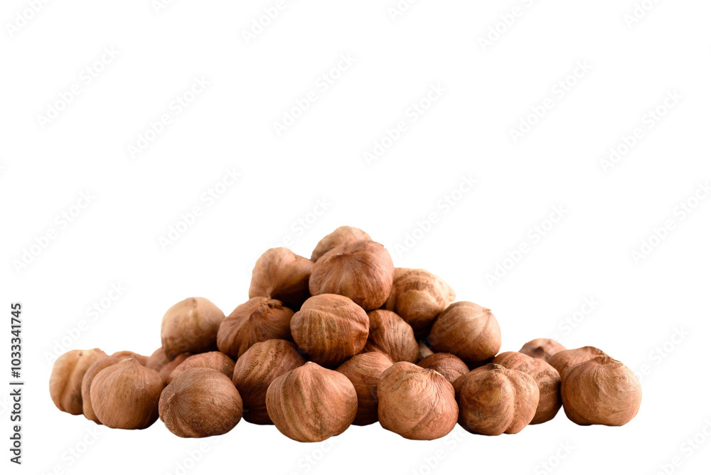 Hazelnut on transparent background PNG