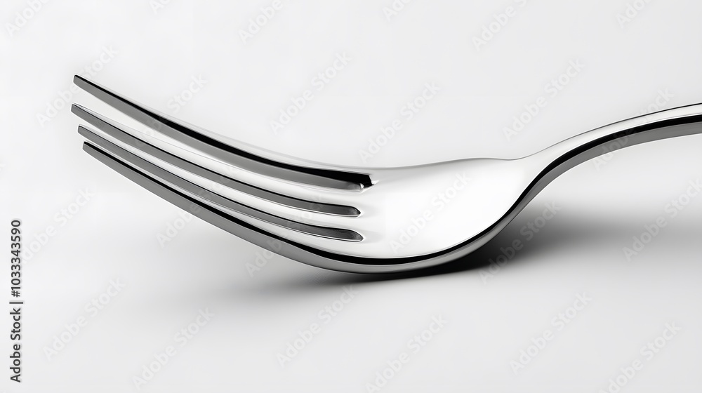 Stainless steel fork isolated on white background. Stainless steel fork isolated on white background.