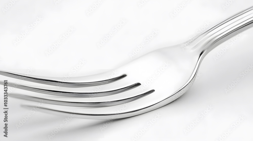 Stainless steel fork isolated on white background. Stainless steel fork isolated on white background.