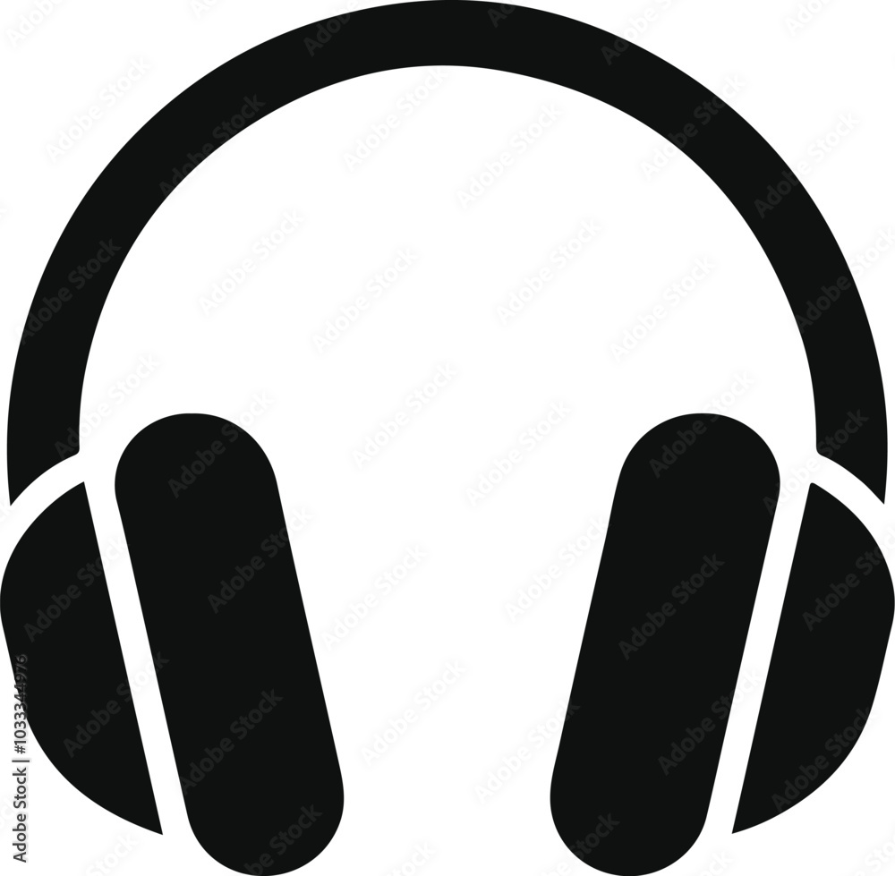 headfone black vector headfone black vector