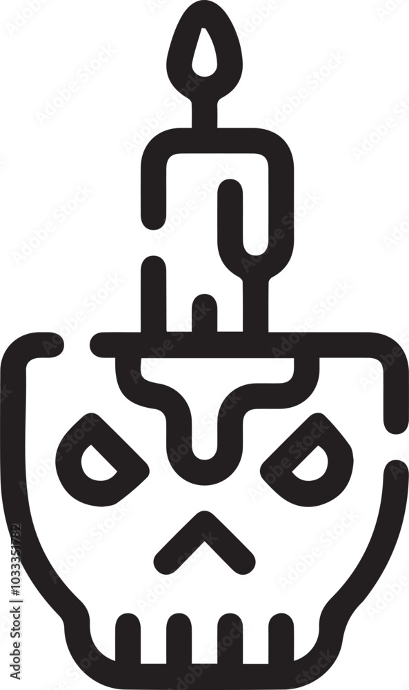 Skull icon symbol vector image illustration
