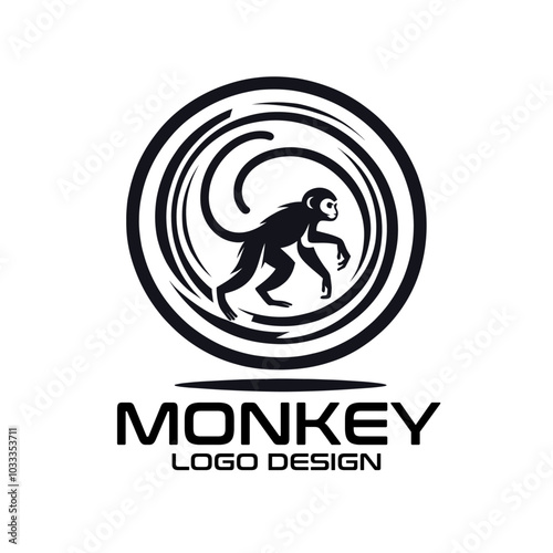 Monkey Vector Logo Design