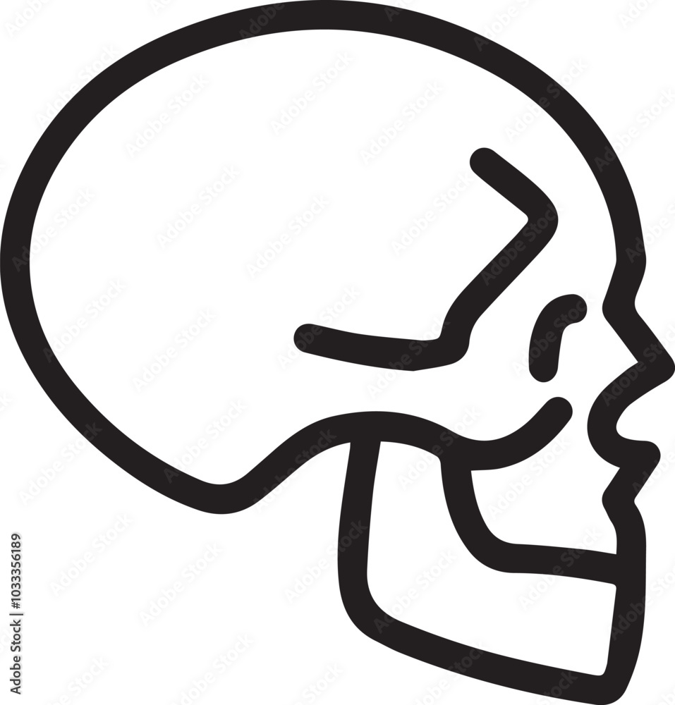 Skull icon symbol vector image illustration
