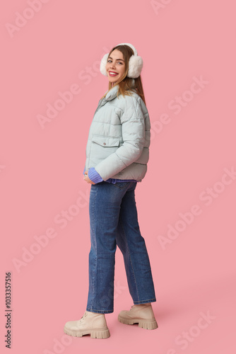 Beautiful young happy woman...