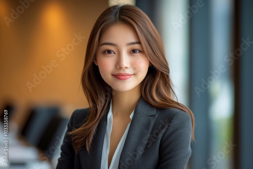 Free Download Successful businesswoman standing in meeting room, Generative AI - GFXLoad