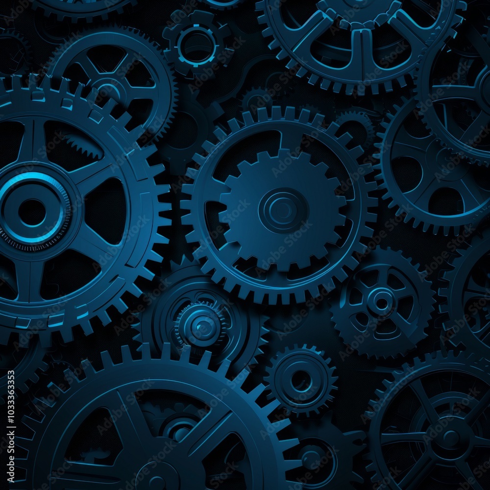 Abstract blue digital technology background Abstract blue digital technology background
