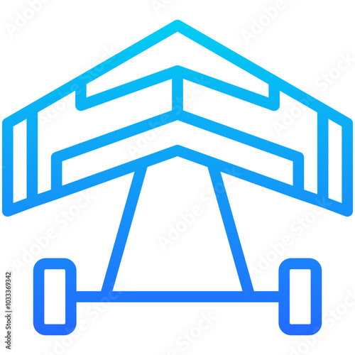 Hang Gliding Icon
