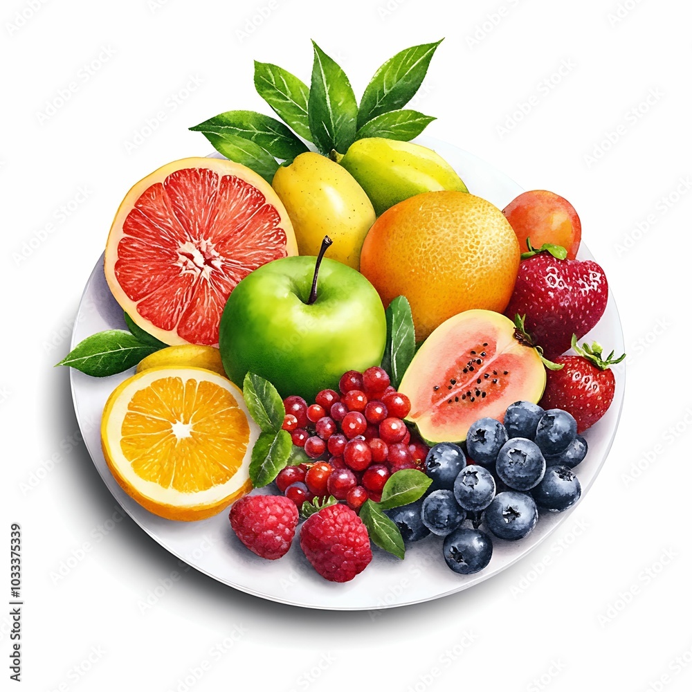 A vibrant display of fresh fruits exploring the natural beauty and nutritional benefits of nature's bounty A vibrant display of fresh fruits exploring the natural beauty and nutritional benefits of nature's bounty
