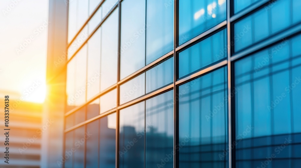 A modern glass building reflecting sunlight, showcasing sleek architecture and urban design in a vibrant cityscape. A modern glass building reflecting sunlight, showcasing sleek architecture and urban design in a vibrant cityscape.