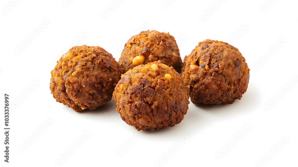 Tasty falafel balls on white background. Tasty falafel balls on white background.