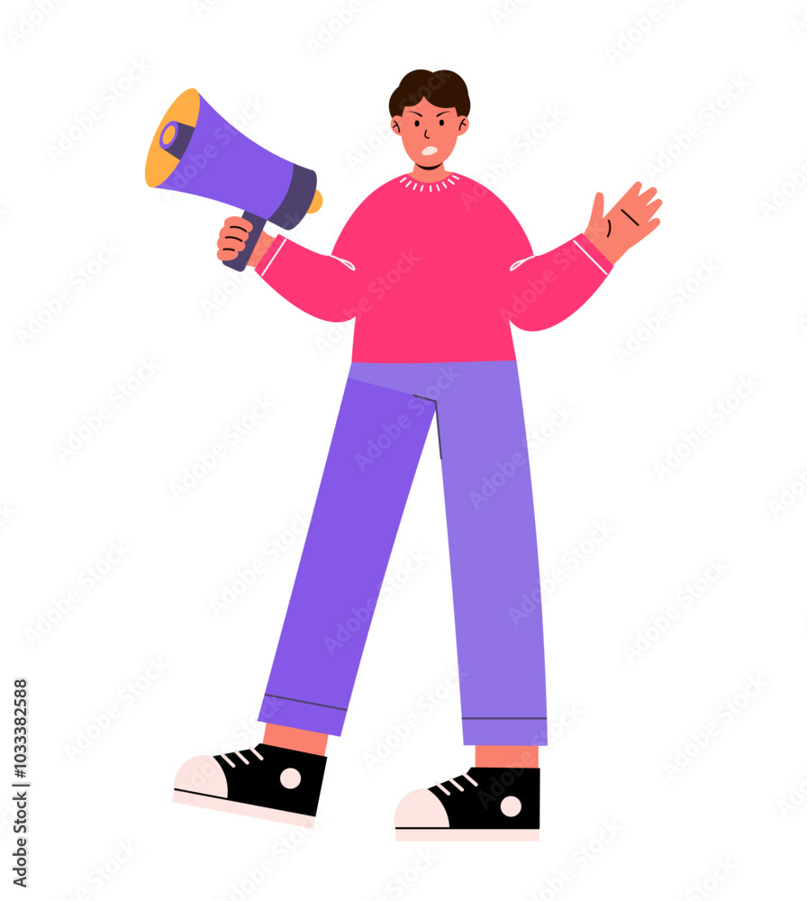 Character Design Study 2 Men Holding Speaker