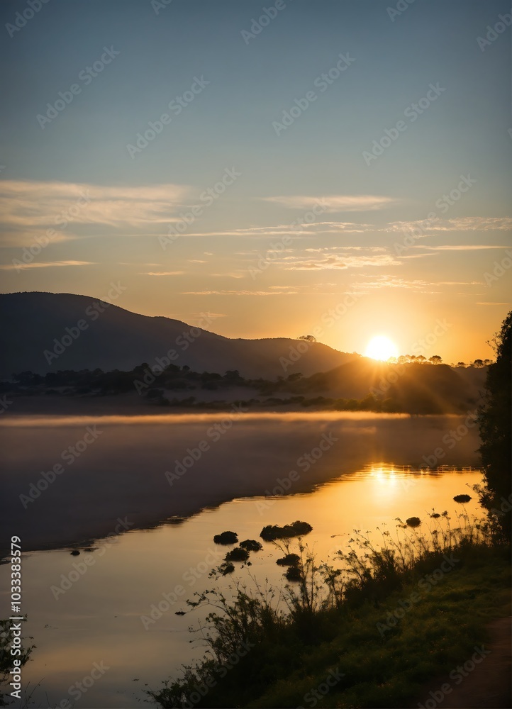 Fototapeta premium beautifully natural landscape