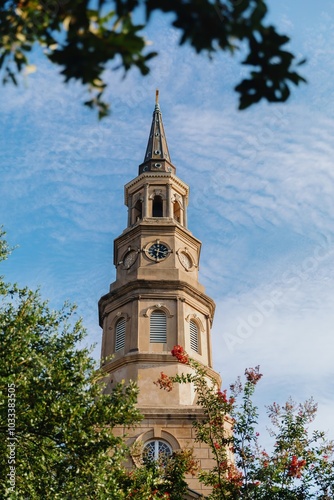 St. Philip's Church in the French Quarter, Charleston, South Carolina, United States.