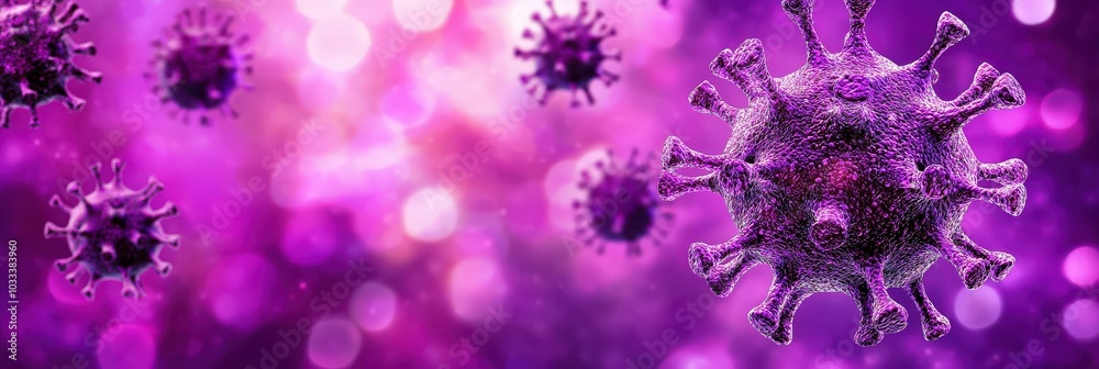 Immune Defense. Human Shield: Protection Against Viruses and Bacteria in Purple Microbiology