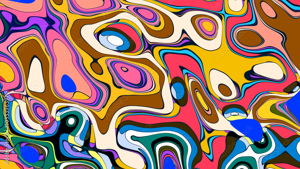 Abstract colorful fluid bubble pattern background with circles Abstract colorful fluid bubble pattern background with circles