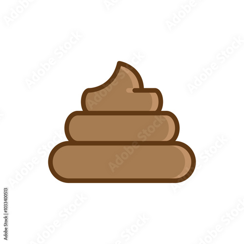 poop icon sign vector