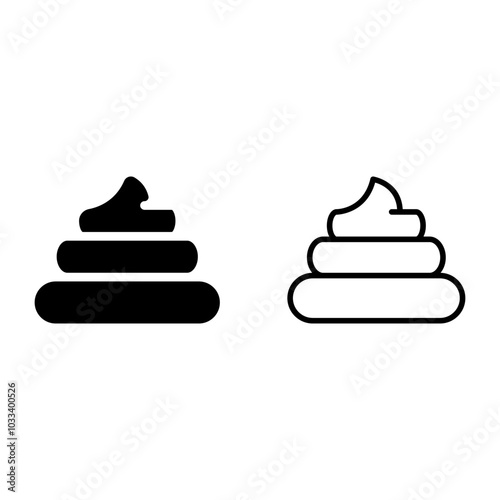 poop icon sign vector
