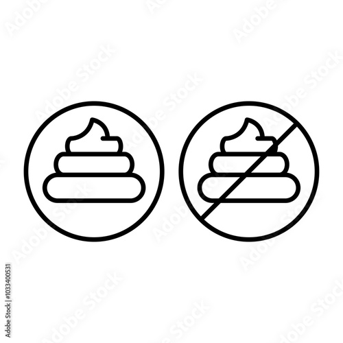 poop icon sign vector