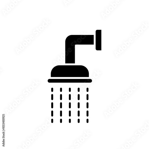 shower icon sign vector