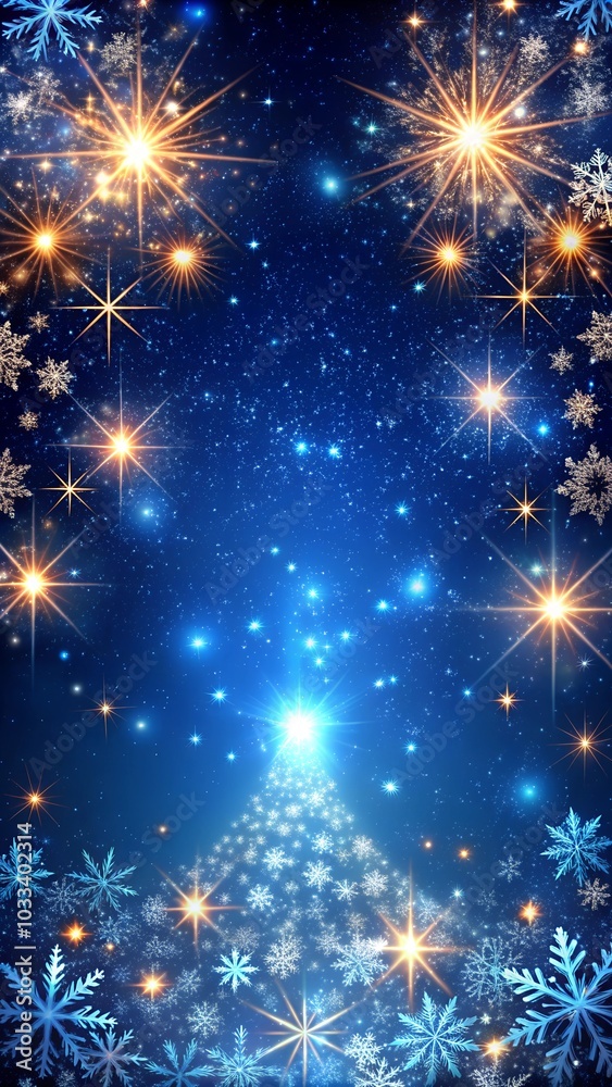 Christmas night galaxy. Christmas night galaxy.