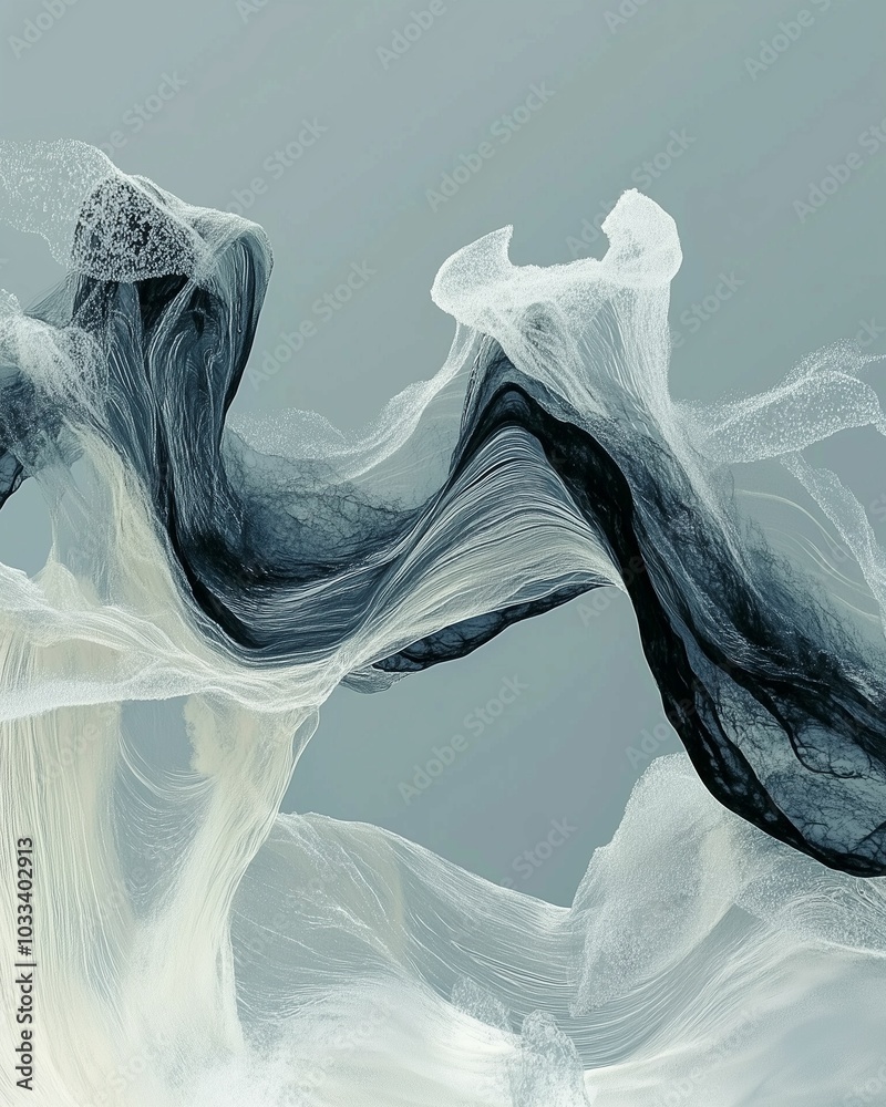 Naklejka premium Concept: The Abstract Cold