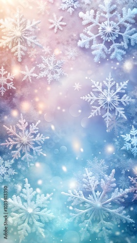 Pastel colors winter background.