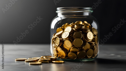 "Financial Security with a Money Jar"