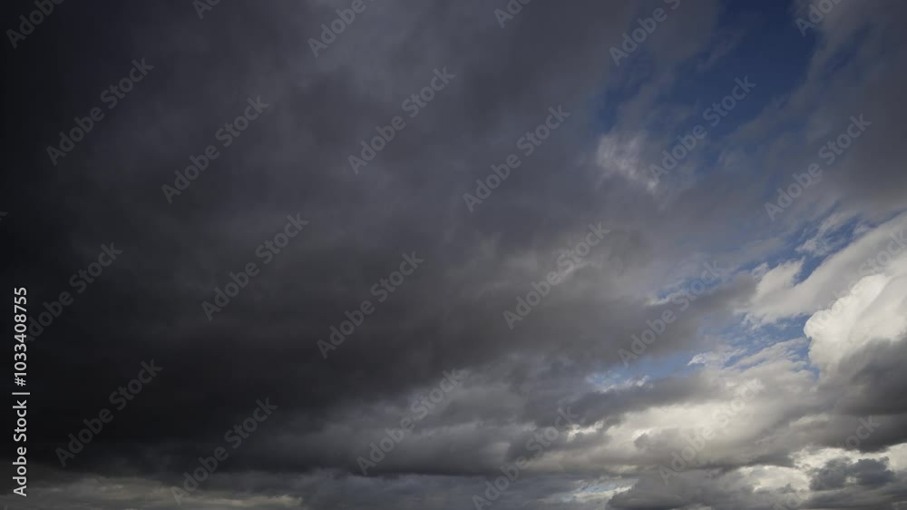 time lapse of sky with dark clouds an sunset time lapse of sky with dark clouds an sunset